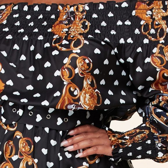 NWT Plus Size Off Shoulder Maxi Dress - Picture 4 of 8